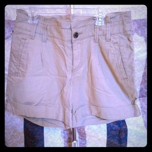 Ladies Tan Khaki Shorts Brand New Never Worn